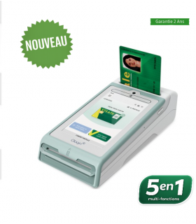 Prium PRO + Olaqin - Lecteur de carte vitale fixe et QRcode/NFC - PC/SC