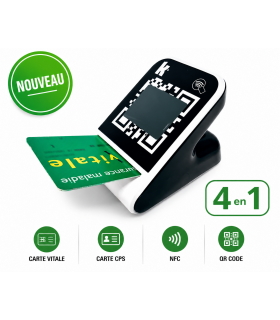 LECTEUR BIFENTE-NFC & QR CODE KAPELSE / KAP4-CV